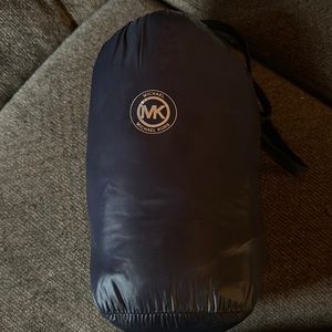 MK puffer rain jacket with case